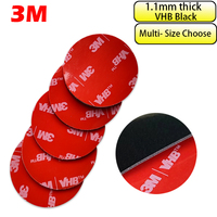 3M VHB Self Adhesive Sticker Sticky Pad Mounts Pads for Dash Cam Camera 3M 5952 Double Sided Sticker black color,14mm~60mm~120mm