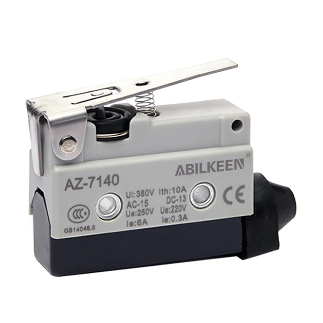 ABILKEEN AZ-7140 مفتاح صغير مقاوم للماء 1NO1NC 250 فولت 10A تحميل مفتاح حد صغير صناعي مع محطة 3Pin