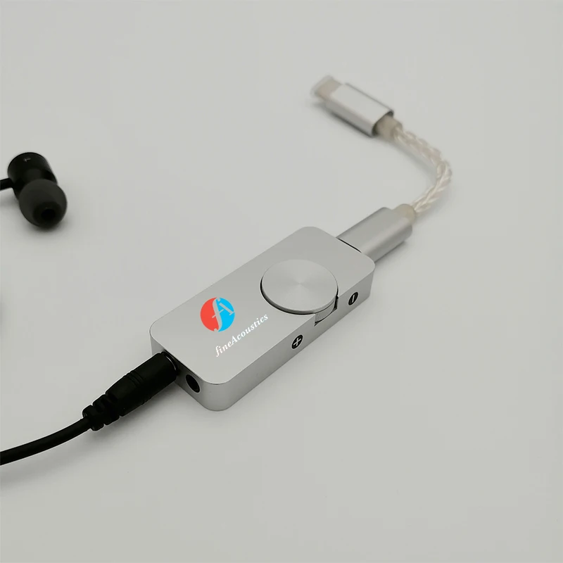 Portable USB DAC Cable Headphone Amplifier CS43131 PCM384khz DSD256 Type C to 2.5/3.5mm Compatible Ios Android