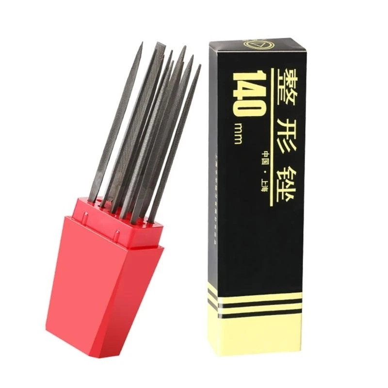 X7XB Metal Filing Tool Carbon Steel Texture Small File Present for Jewelers and Craft