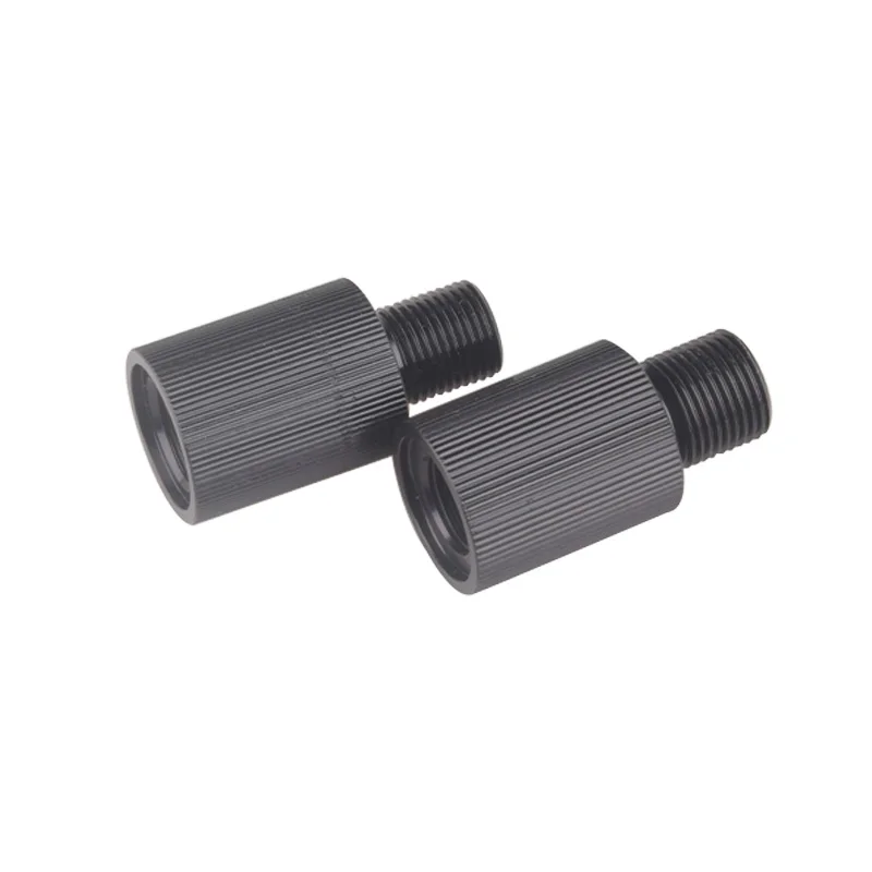 Black Aluminum Male M18*1.5 Dump To 5/8 