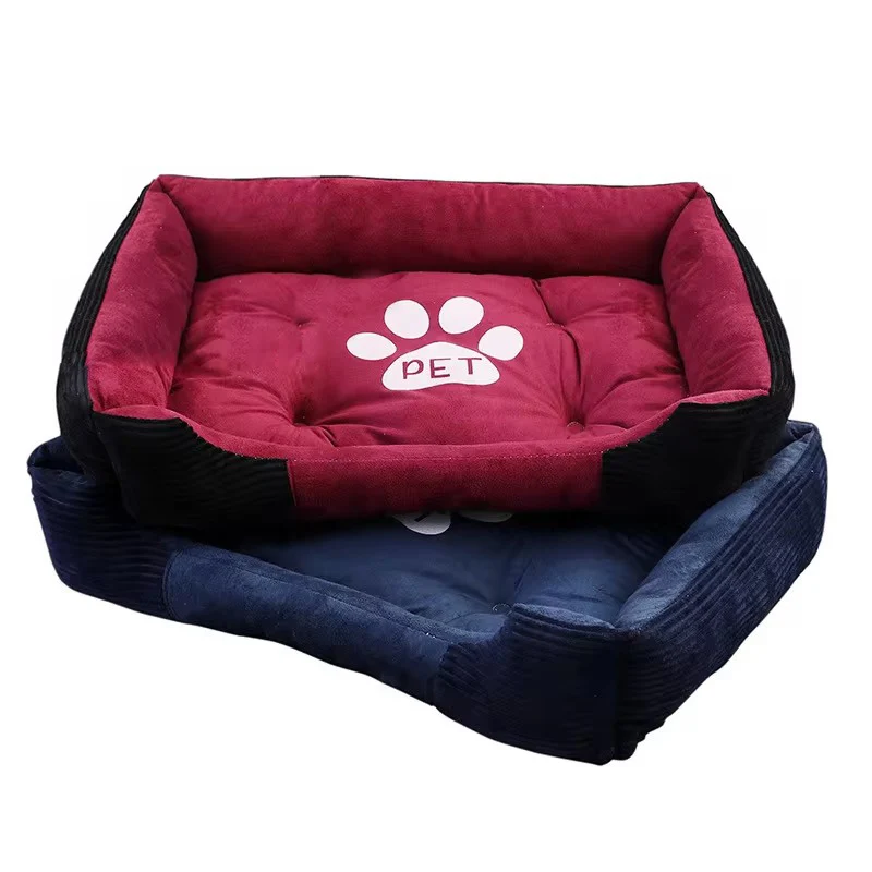 Caldo Bone Pet Cani Bed Lavabile Casa del Gatto del Cucciolo di Cotone Canile Zerbino Nido Morbido Cestini di Prodotti per animali domestici Del