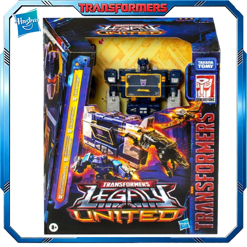 In Stock Hasbro Classic Transformers Toys Legacy United Leader Class Soundwave Action Figures Robot Toys Collectibles Hobbies view 6