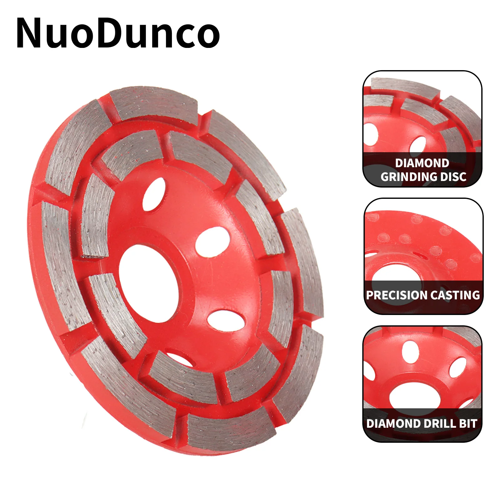 

Diamond Cup Grinder Wheel Double Row Cup Disc For 100/125/150/180mm Grinding and Polishing Stone Metal Processing Cutting Wheel