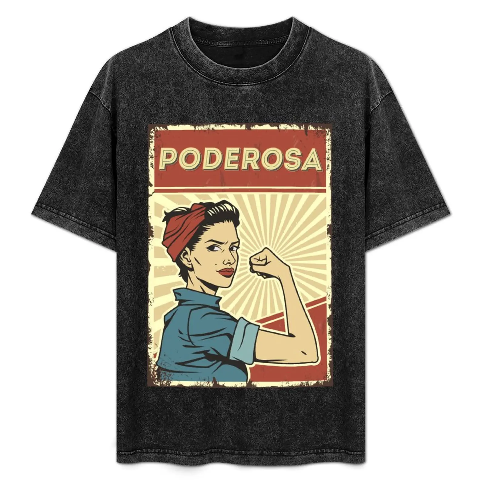 

Poderosa Women Power T-Shirt Work Utility Short Sleeve Shirt