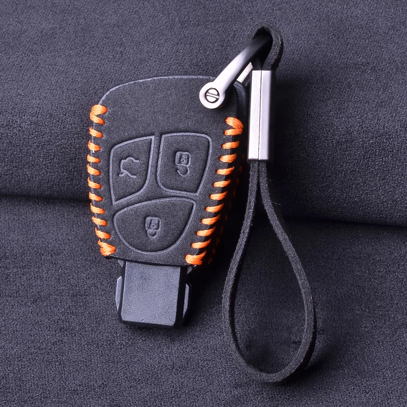 3 Buttons Remote Car Key Fob Case For Mercedes Benz C E ML Class Alarm Cover Car Key Shell w203 w211 w204 key cover keychain