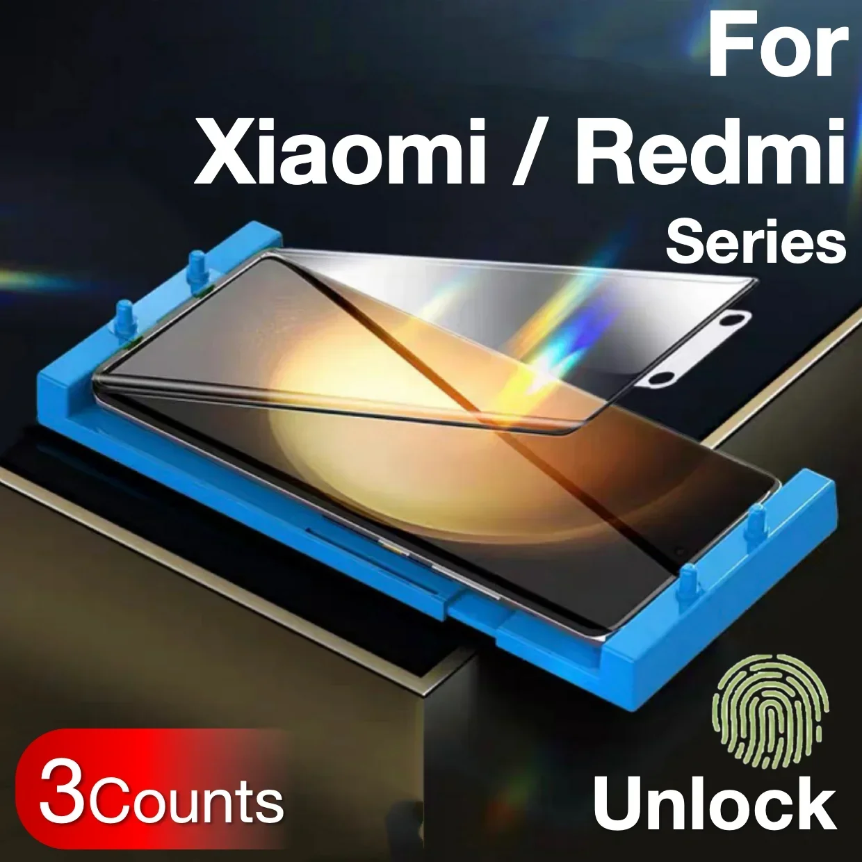 

3Pcs Screen Protector Kit for Redmi Note 14/13 pro plus Xiaomi Mi 15/14/13/12/11/10 pro Ultra - Non-Tempered Glass