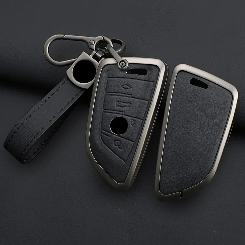 سبائك الزنك سيارة مفتاح القضية غطاء لسيارات BMW X1 X3 X4 X5 F15 X6 F16 G30 7 سلسلة G11 F48 F39 520 525 F30 118i 218i 320i اكسسوارات السيارات