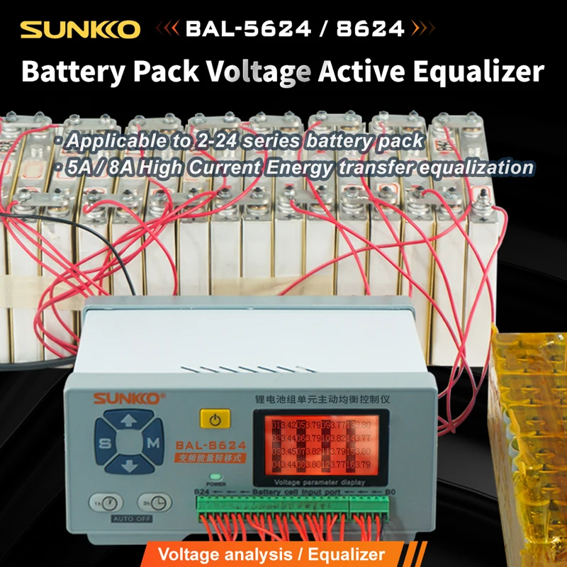 2025  2-24 String 5A High Power Lithium Battery Pack Inverter Lossless Transfer with Differential Pressure Balance Repair Device