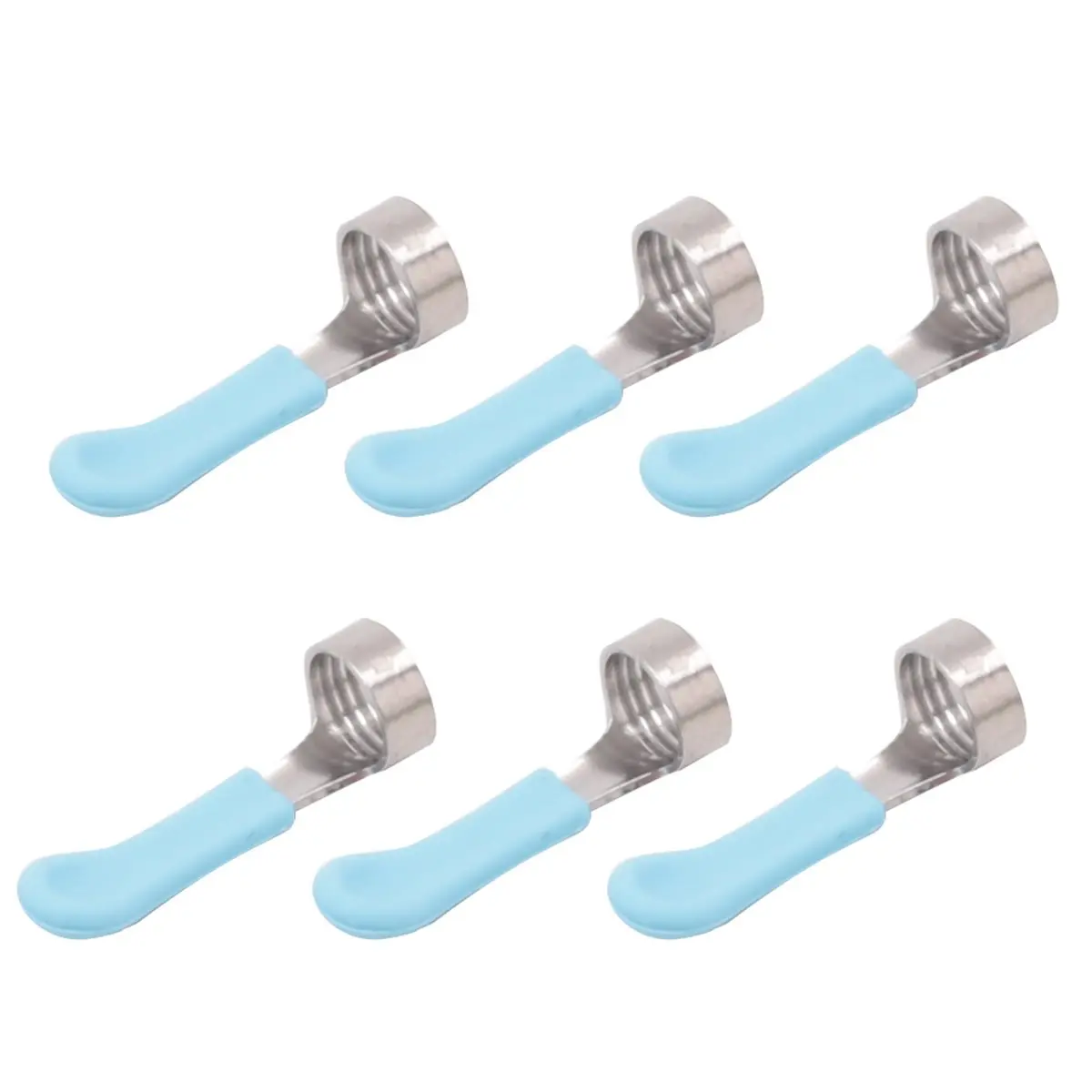 Nices Tips Ear 6 Pieces Waterproof Silicone Ear Spoon for Ear Wax Removal Endoscope Ear Cleaner Tips Set for Bebird W3/R3