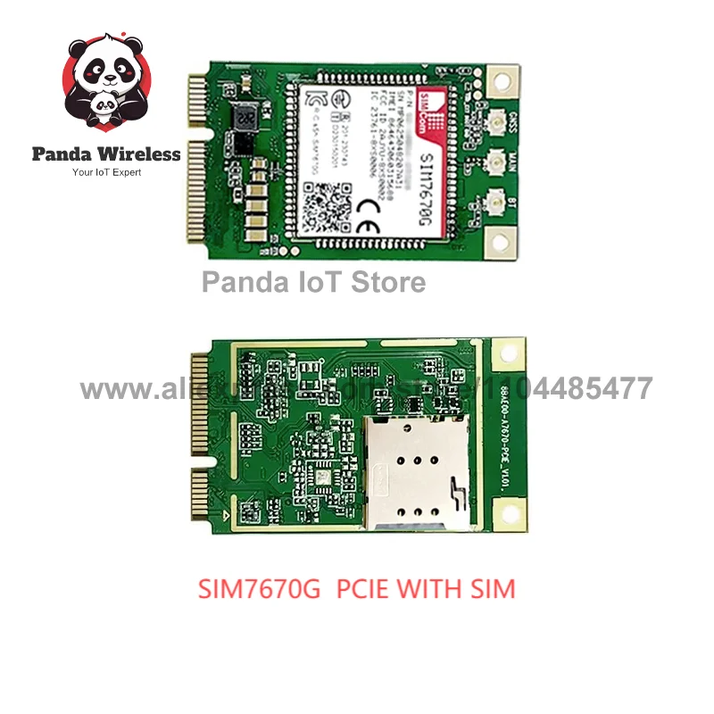 SIMCom SIM7670G MINI PCIE MNGV/LNGV With/Without SIM Card Slot Multi-Band Cat-M Cat-NB GPRS/EDGE NB-IoT Compatible with A7670G