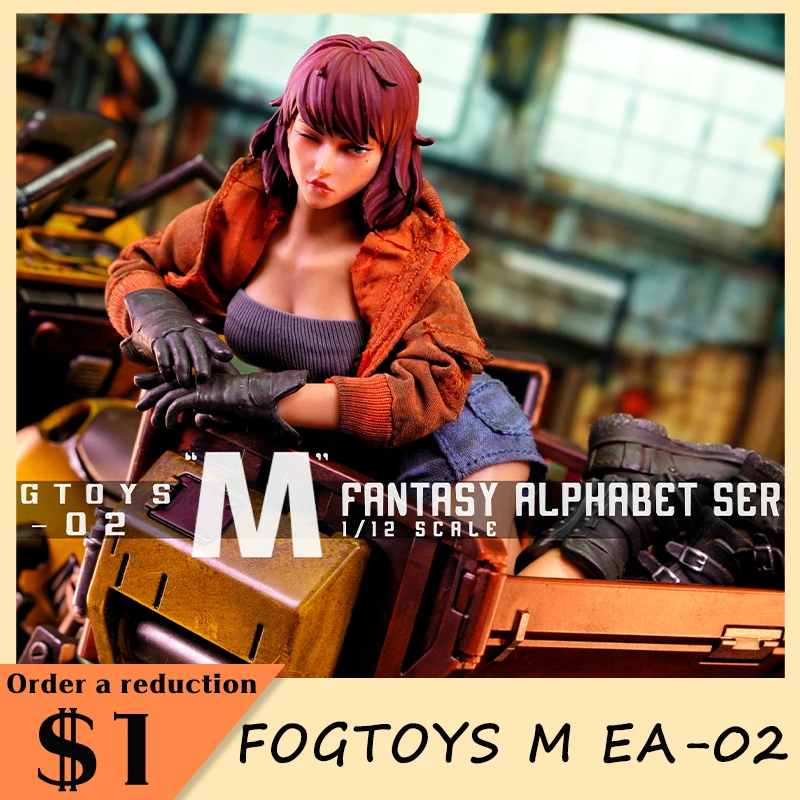 

Fogtoys M Ea-02 1/12 Action Figure Model Toy Fantasy Alphabet Series Secret Toys Collect Beautiful Girl Motorcycle Gift Custom