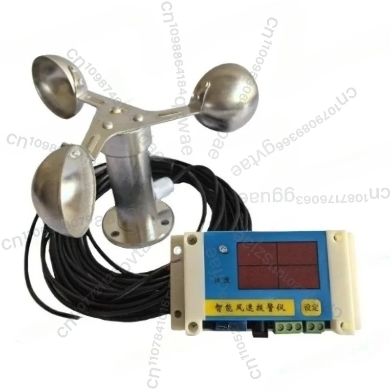 

Анемометр для башенного крана с сигнализацией о скорости ветра, из алюминиевого сплава, для мониторинга безопасности на стройплощадке