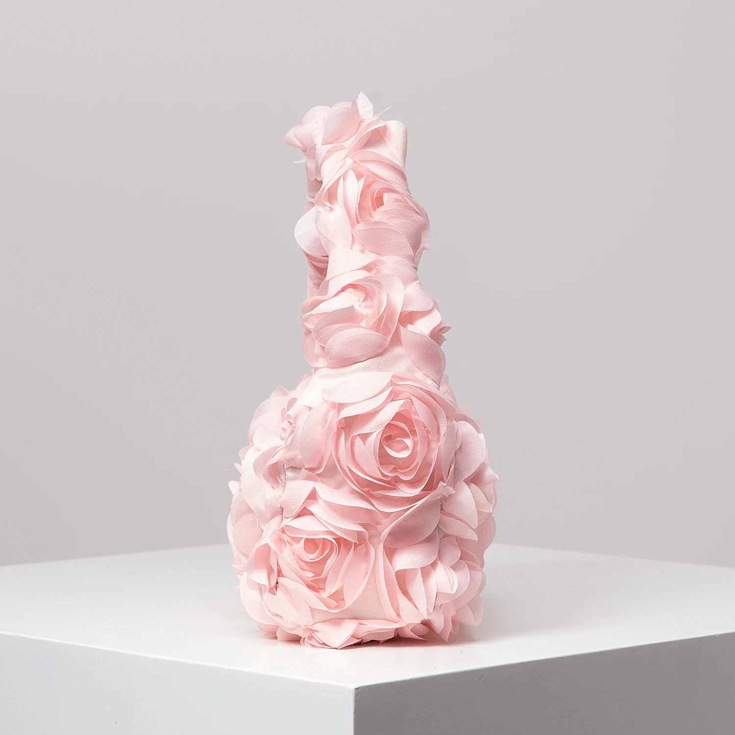 حقيبة يد وردية أنيقة، حقيبة عشاء لحفلات الزفاف، حقيبة مربعة صغيرة حلوة ولطيفة، مناسبة للهدايا النسائية (نمط عشوائي)