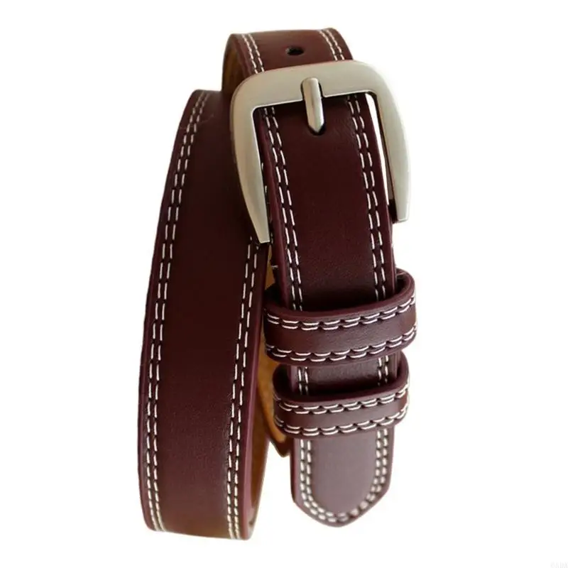 

Waist Belt PU Skinny Belts for Casual Wear Decorative Belt Skinny Belt 6XDA