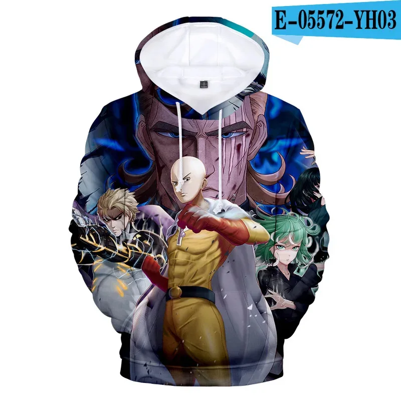 Japanese Anime One Punch 3d Print Sweatshirts Men Women Unisex Hooded Oversized Hoodie Man Sweatshirt Cosplay Clothing