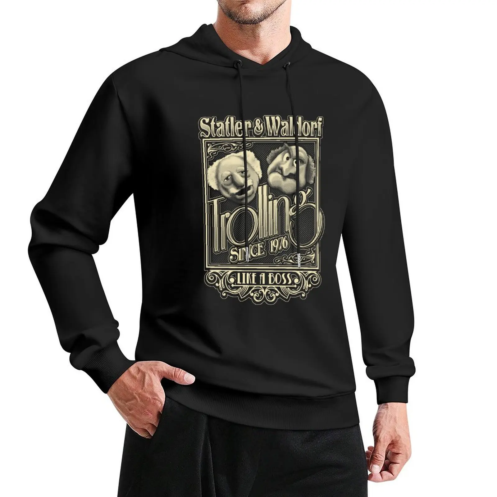 Grandfathers of Troll Pullover Hoodie men wear men's sweat-shirt set mens clothing hoodies for men