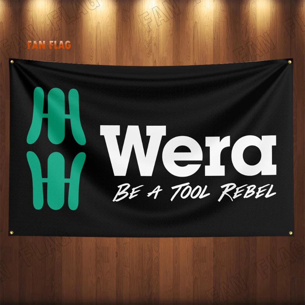 90X150cm Weras Tool Flag logo Polyester Printed Electrician Banner For Decor flag banner Hand Tool Powel Tools and accessories