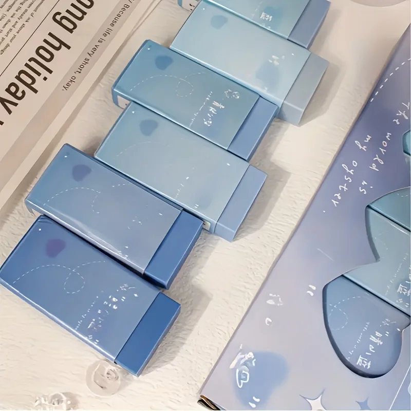 New Gradient Colorless Colorful Creative Eraser Series Fashionable and Beautiful Stationery Suitable for Students  Eraser