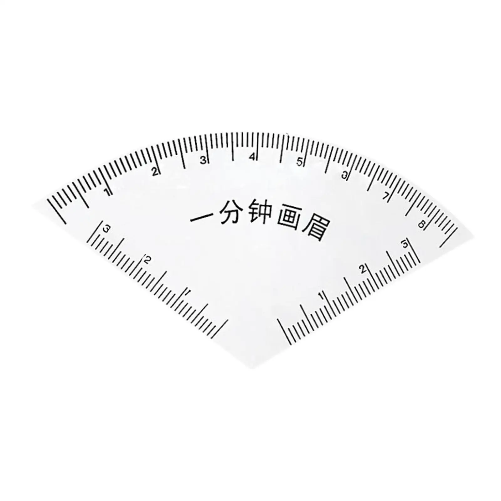 Righello per stencil per sopracciglia riutilizzabile versatile per donna Modello per sopracciglia portatile