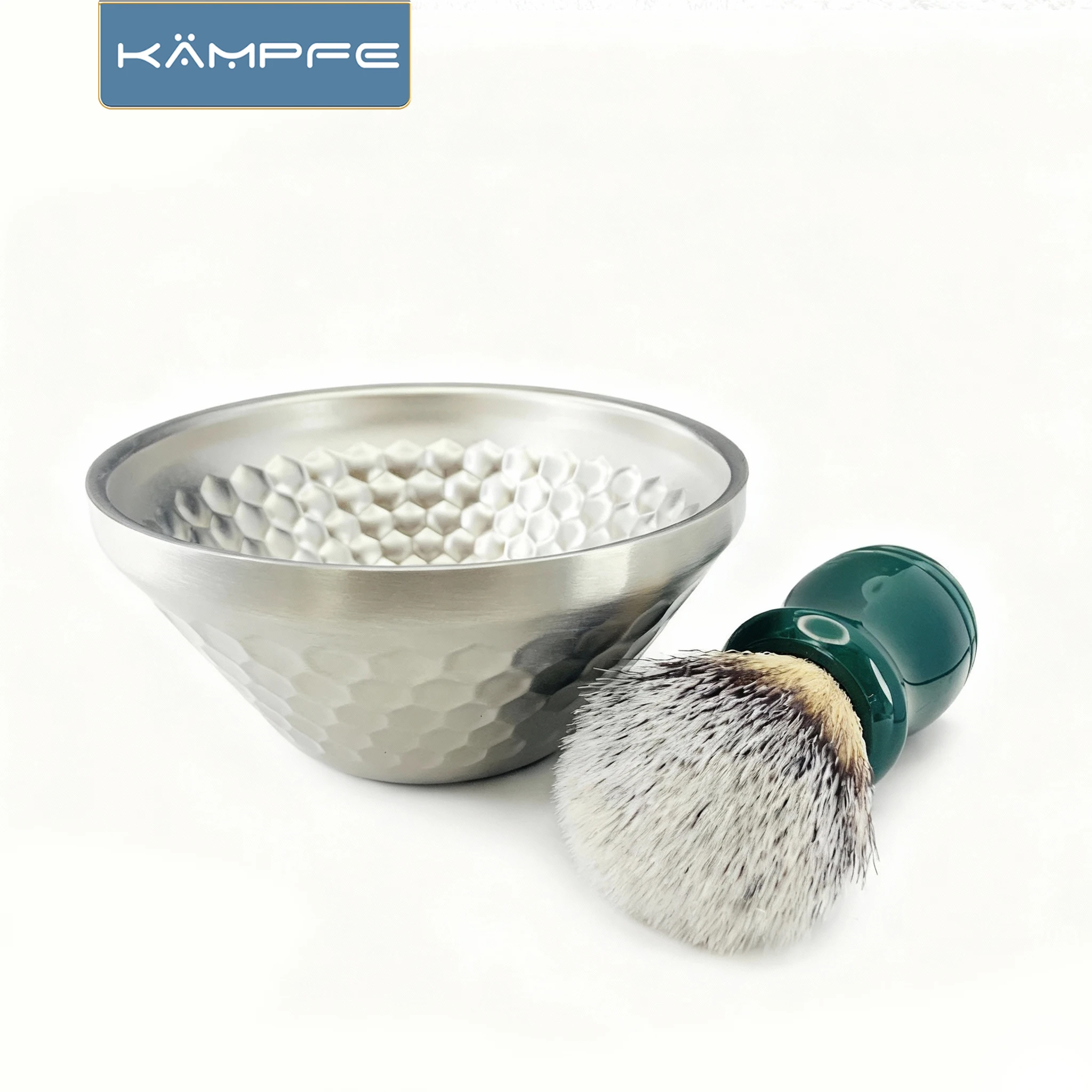 KAMPFE Stainless Steel Shaving Bowl lfor Home & Travel Men Face Cleaning Toolsn New