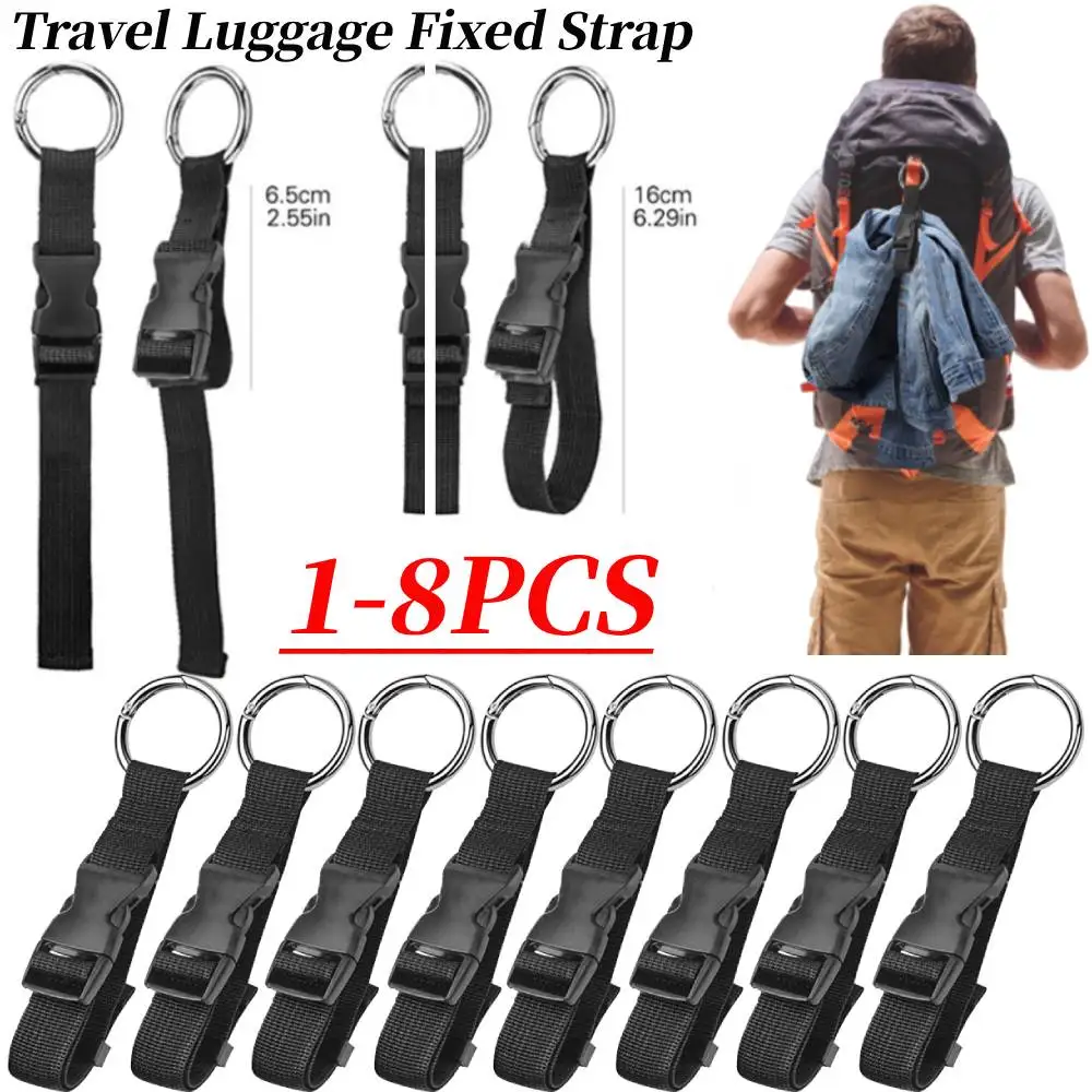 

Travel Luggage Fixed Strap Tool Backpack External Strap Portable Strap Release Buckle Add-A-Bag Luggage Strap Belt Jacket Holder