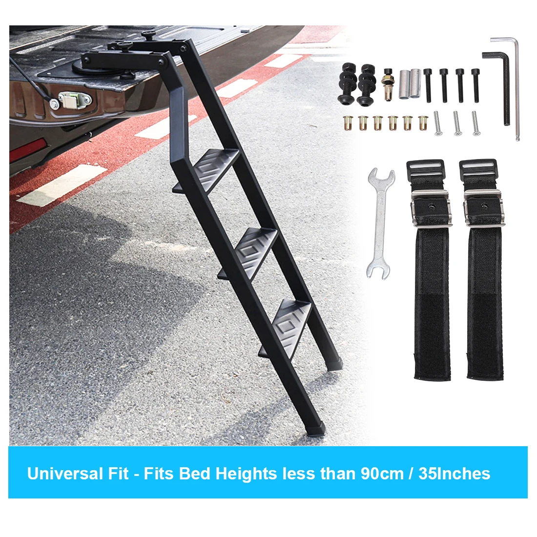 Universelle Heckklappen leiter für Pickup Auto Heckklappen leiter Heckklappen leiter Hilfs leiter 100cm – Detail 1