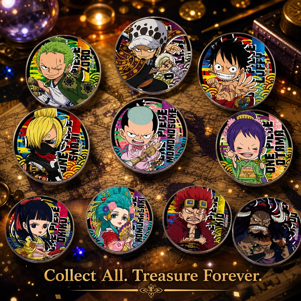 One Piece Straw Hat - Pin de Colección de Anime Japonés
