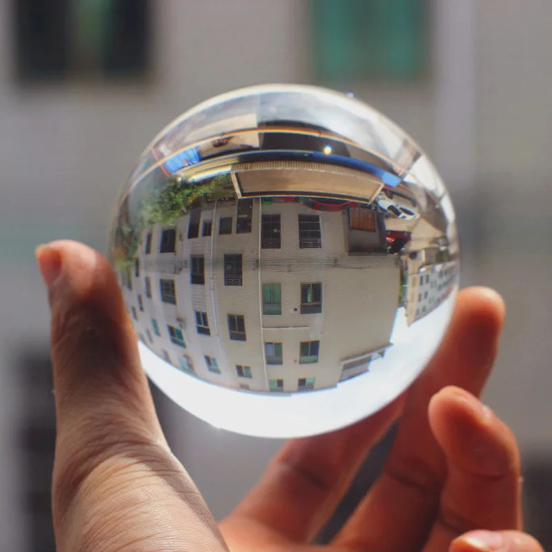 30/40/50mm Crystal Ball Crafts Office Decor Sphere Photography Photo Shooting Props Lens Clear Round Artificial Ball Decor Gift