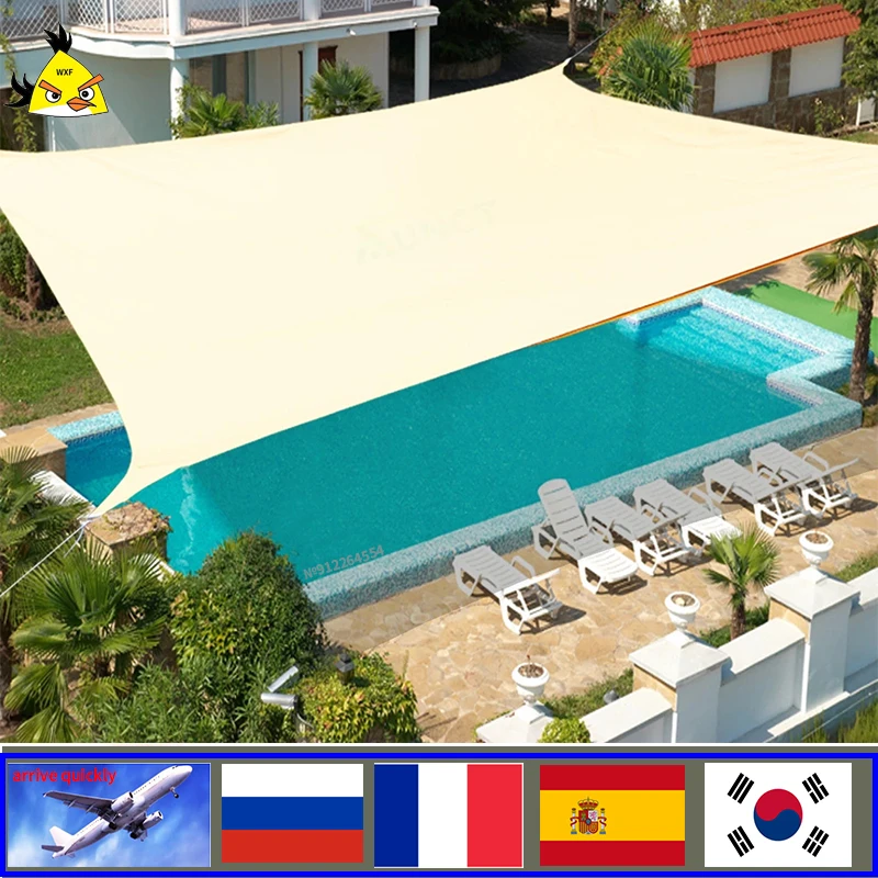 

300D Waterproof Outdoor Awning Oxford Cloth Anti-UV Sunscreen Rain Cover for Garden Patio3x3m/3x4m/3x5m/2x3m