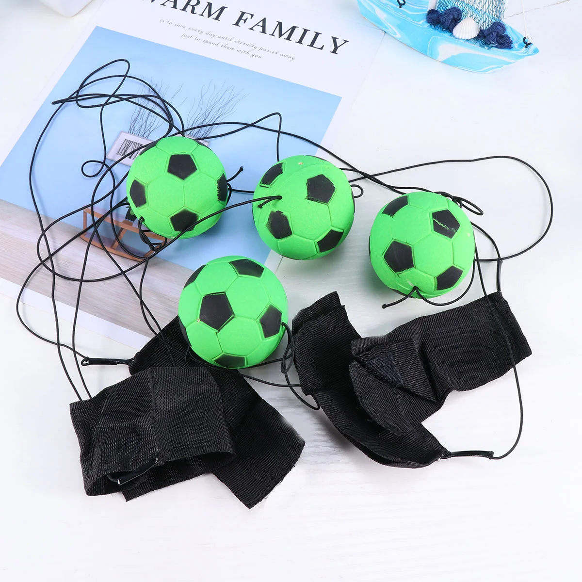 4 Pcs Pool Balls for Baby of Babies Children's Bouncy Wrist Kids Fitness Children’s Toys Equipment Bouncing