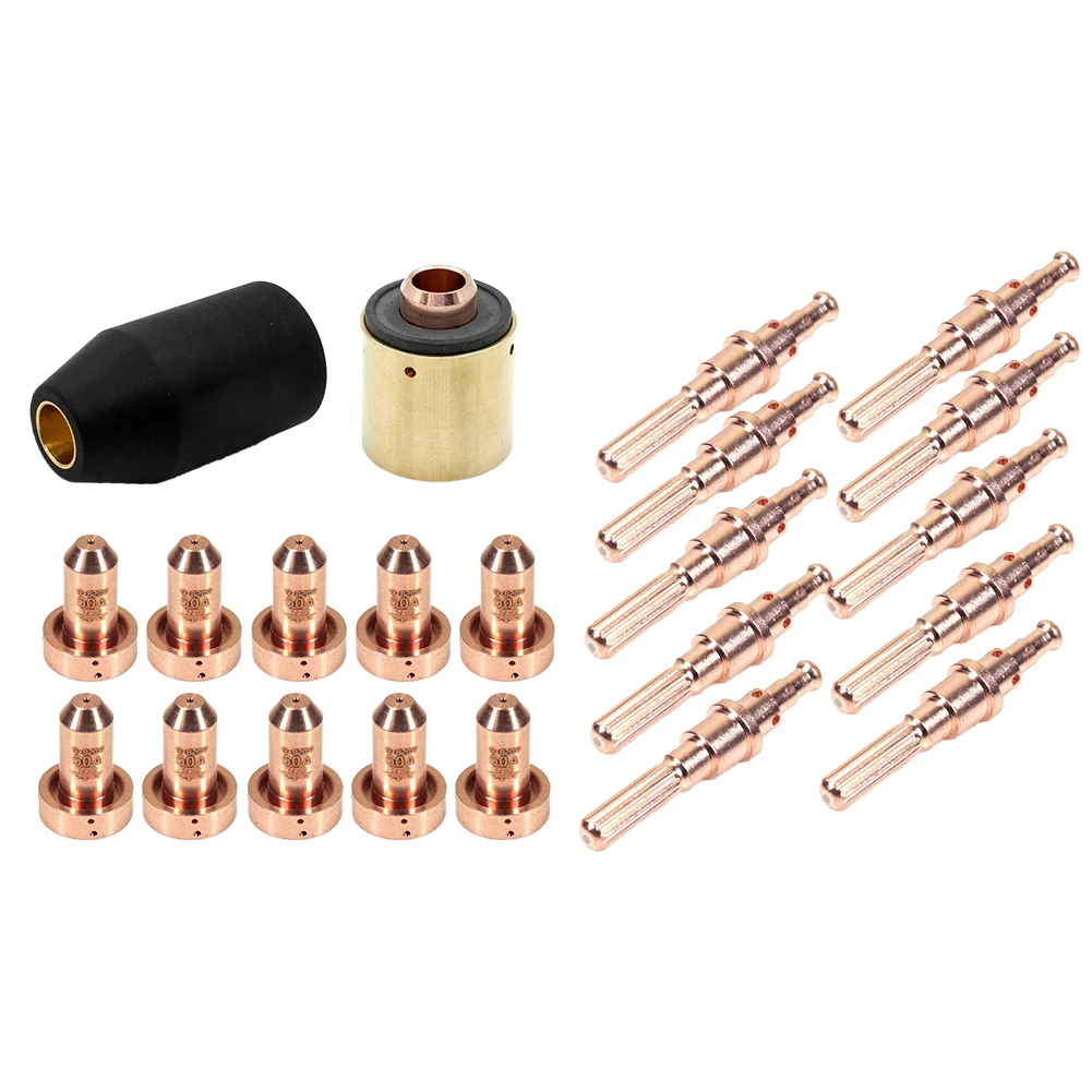 Brass Welding Accessories Complete Consumable Kit Compatible With For Plasma Power Sources Using For SL60 And For SL100 Torches