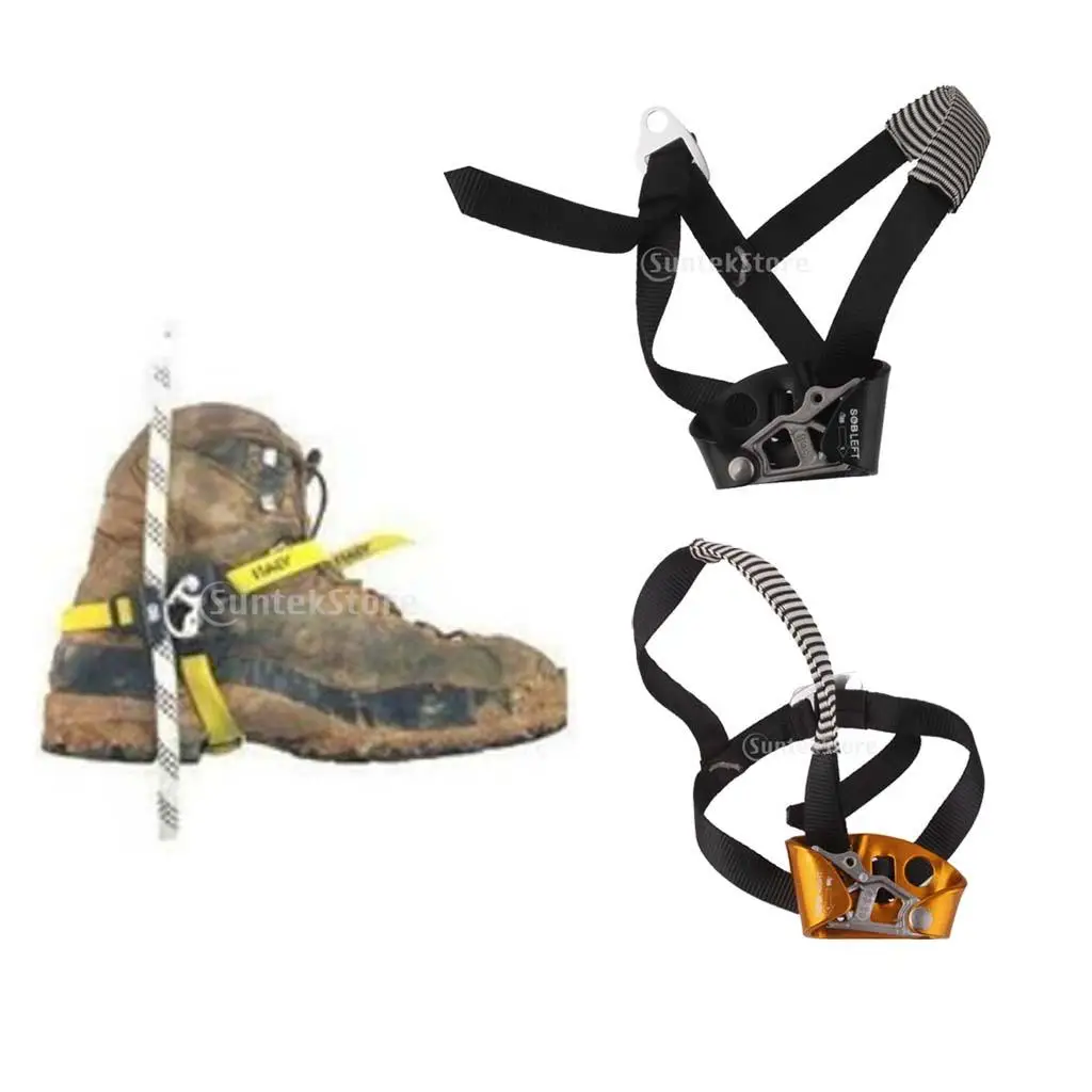 Foot Ascender Riser for Rappelling Climbing Device Engineering Protection