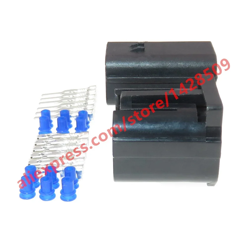 1 Set 6 Pin Male Female Docking Connector 344265-1 344267-1 1.8 Series Automobile Wire Harness Waterproof Socket