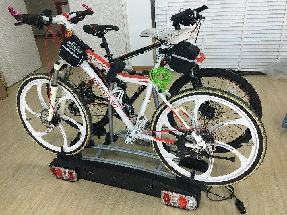 

Высококачественный дорожный алюминиевый задний багажник для велосипеда, крепление на багажник, велосипедная стойка для 3 велосипедов с легкой быстрой сборкой на открытом воздухе