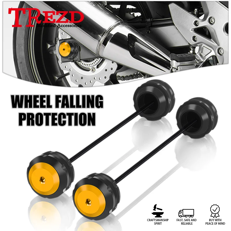 Hot Sales Motorcycle Accessories For TMAX500 08-11 TMAX530 12-16 Front Rear Axle Fork Crash Sliders Wheel Protector tmax530 500