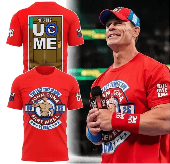Camiseta Deportiva de Manga Corta para Hombre, Estilo Familiar, Transpirable, de Secado Rápido, con Estampado 3D de John Cena, para Entrenamiento de Lucha Libre