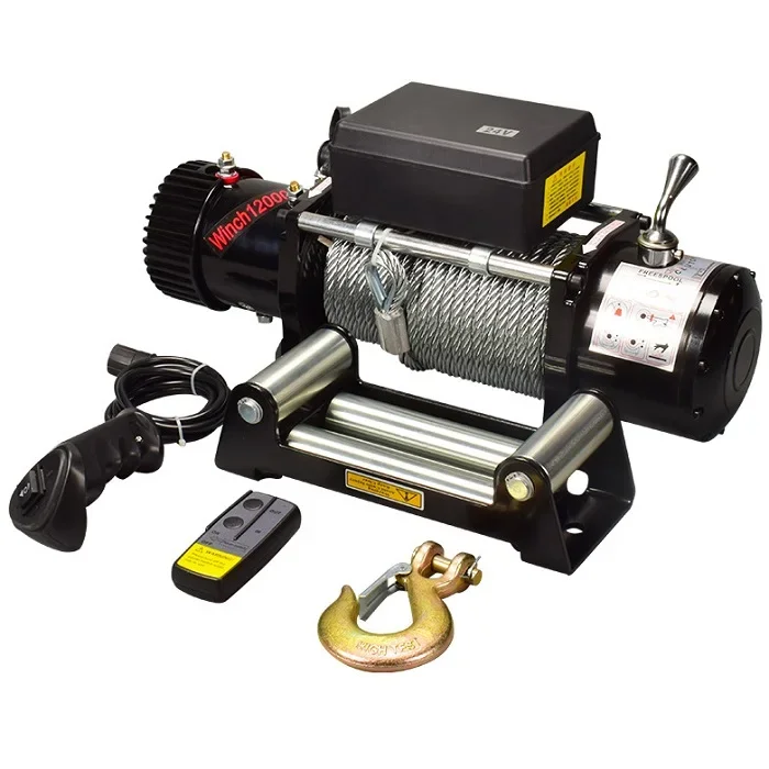 

Custom 24v 12v Electric Cable Winches 6000lbs 12000lbs 13500lbs 15000lbs Portable Battery Winch Electric Winch