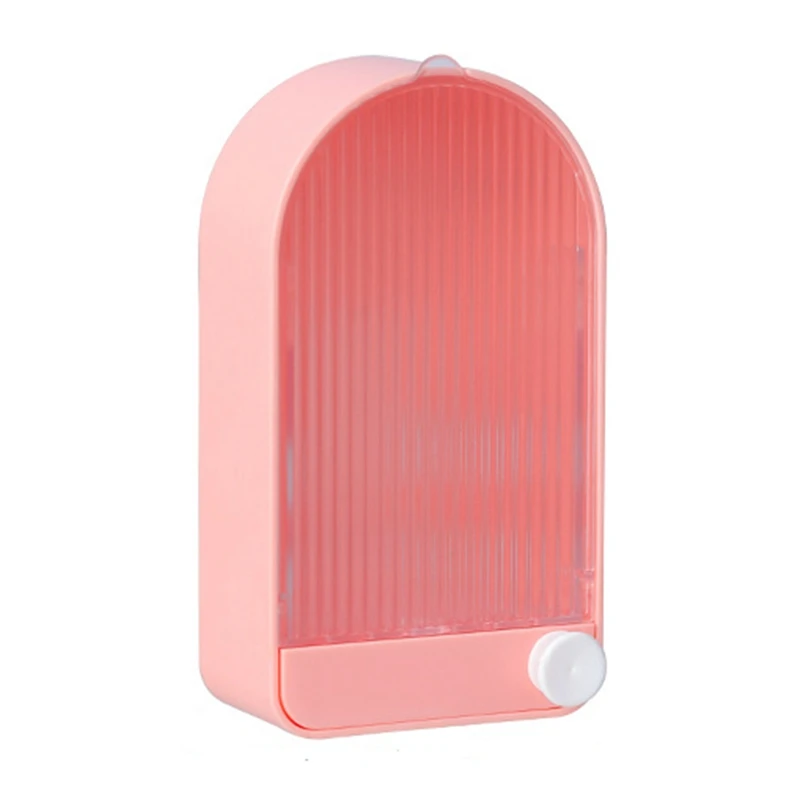 New Soap Box Drain Toilet Suction Cup Wall-Mounted Non-Perforated Student Dormitory Soap Box