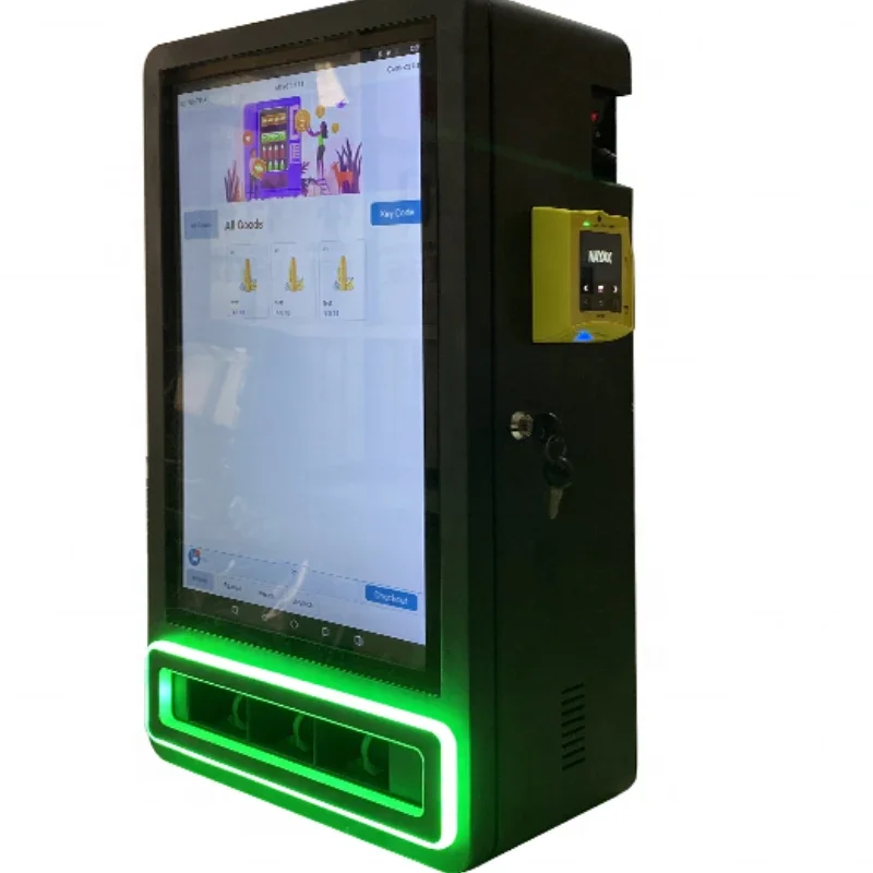 21.5 inch touch screen table vending machine tissue perfume cashless payment