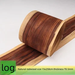 ﻿Natural Rosewood Veneer Speaker Guitar DIY Thin Wooden Board 15x250cm T0.5mm ﻿