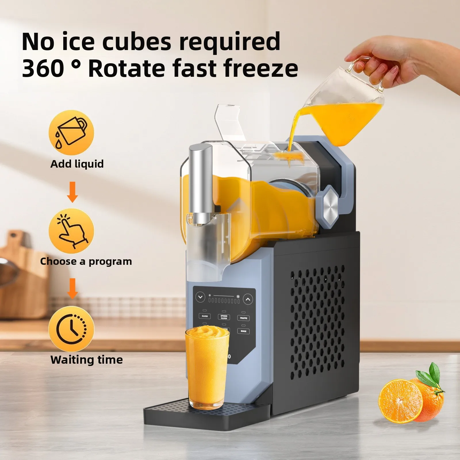 

Ice crusher, multi-functional household small ice shaving machine, fully automatic desktop commercial large-capacity.