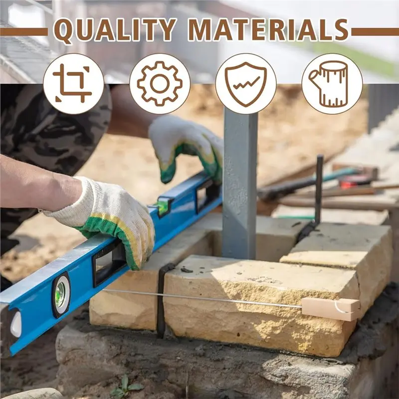 BMBY-For أدوات البناء 4 بوصة كتل خط 2 أزواج لخطوط سلسلة البناء كتل الخرسانة #4