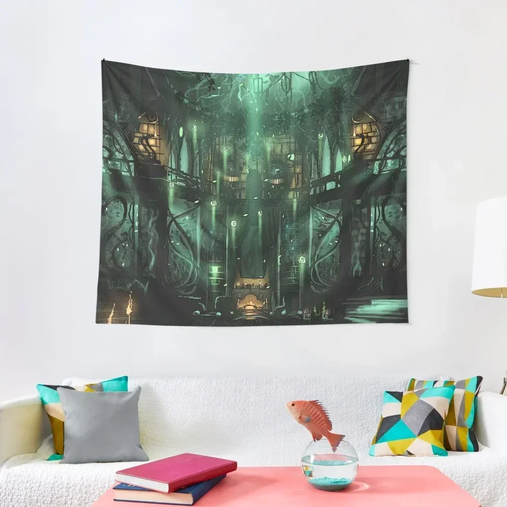

Where lie the ambitious and cunning | Art by Eliott Sontot Tapestry Wall Decoration Items Tapestry