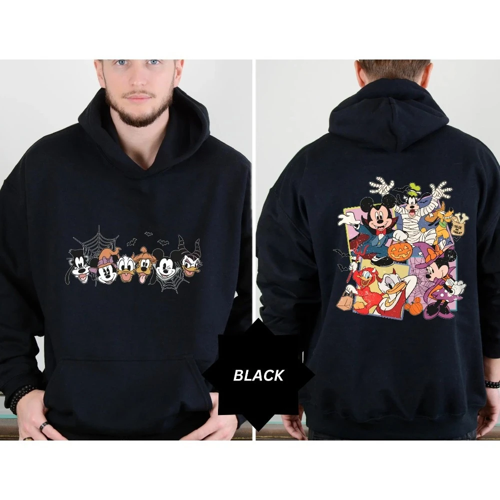 De Disney Mickey-themed bedrukte hoodie uit 2025 is een stijlvol en warm sweatshirt voor koppels voor herfst en winter