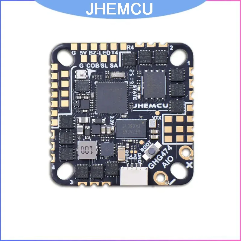 

JHEMCU GHG474AIO AIO Brushless Flight Controller, STM32G474 40A 2-6S for Toothpick & Micro FPV Drone, 25.5x25.5mm