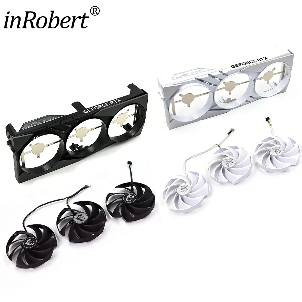 

For MSI RTX 4080 4080S 4090 4090D Gaming X SLIM / White PLD10020B12H 4Pin Video Card Fan and Shell