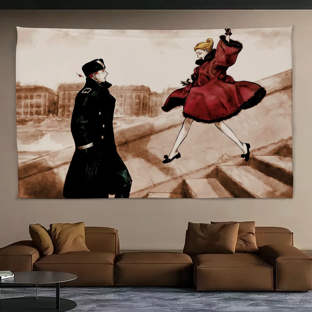 مانغا على شكل حرف V كوتيري إيما ألكساندر علم للتخييم في الهواء الطلق بار نزهة ديكور منزلي للحفلات الحلي راية