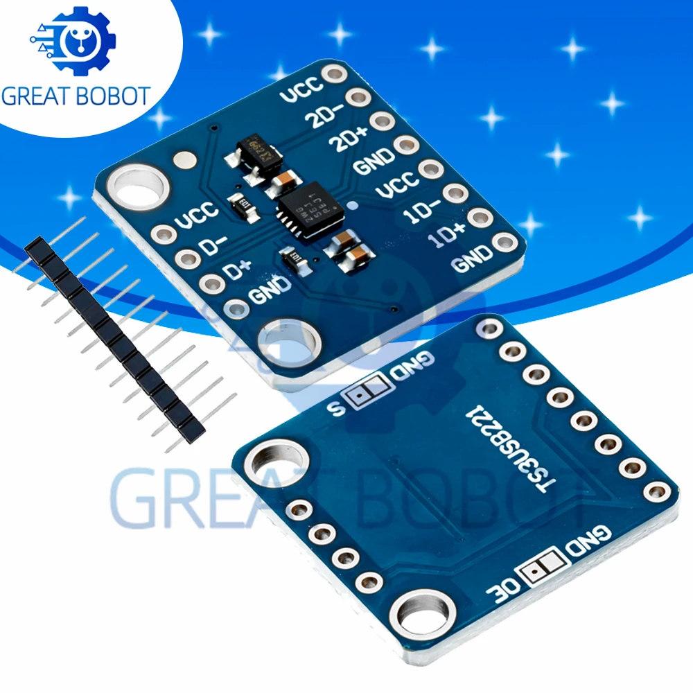 TS3USB221 USB2.0 480Mbps 1:2 Multiplexer Demultiplexer Switch Module