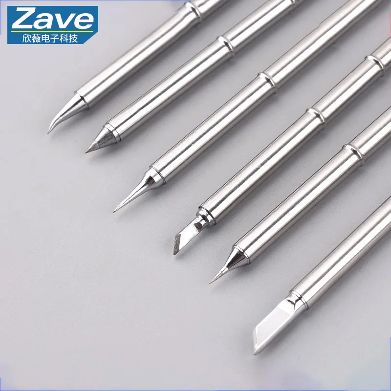 T12 Soldering Iron Tip, Chisel Tip, Soldering Iron Tip Accessories, Soldering Station Tip, Bent Pointed Tip, Flat Chisel Tip